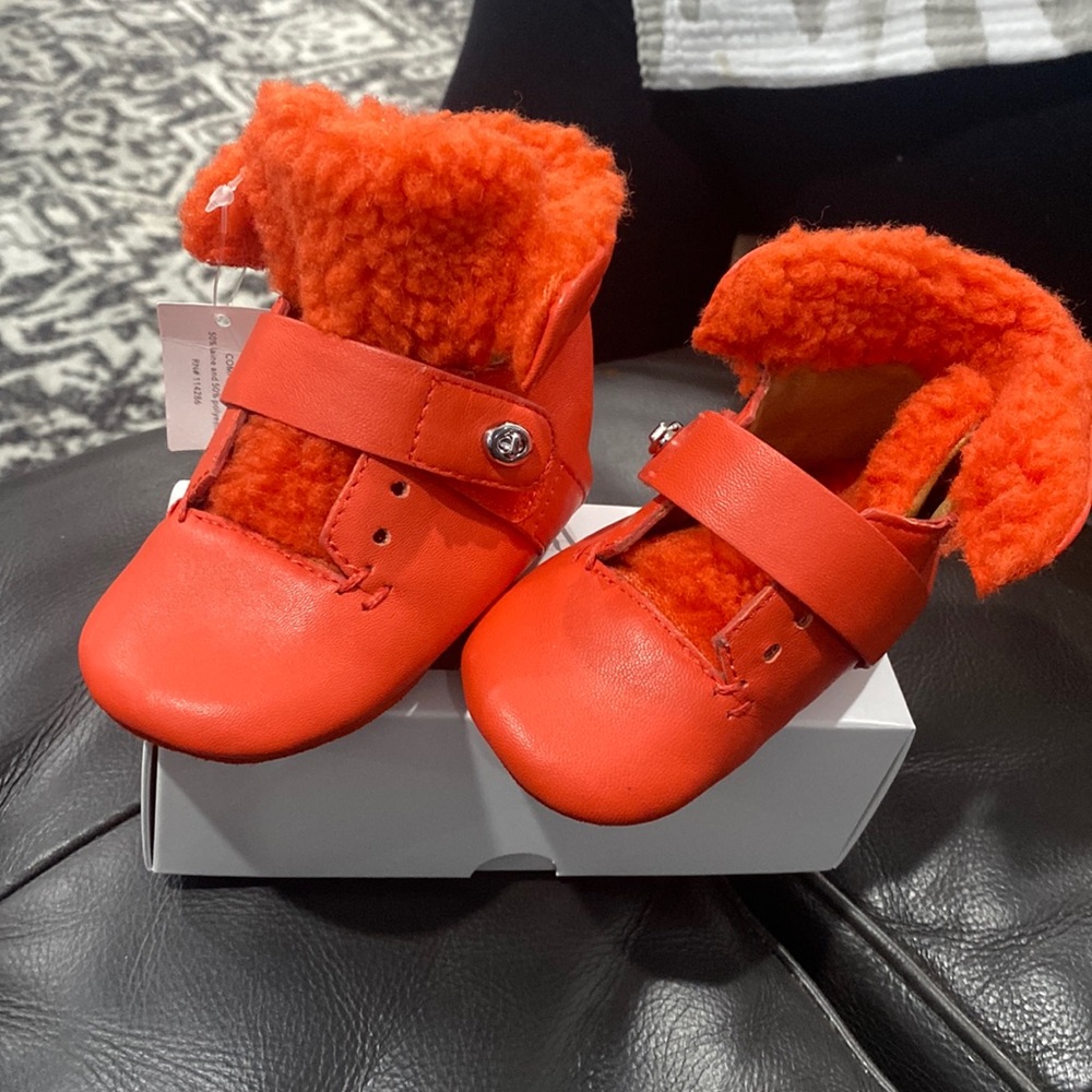 Coach baby boots size 2c